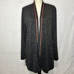 Acting Pro Cardigan Womens Gray Knit Lounge Athleisure Long USA Sz XL
